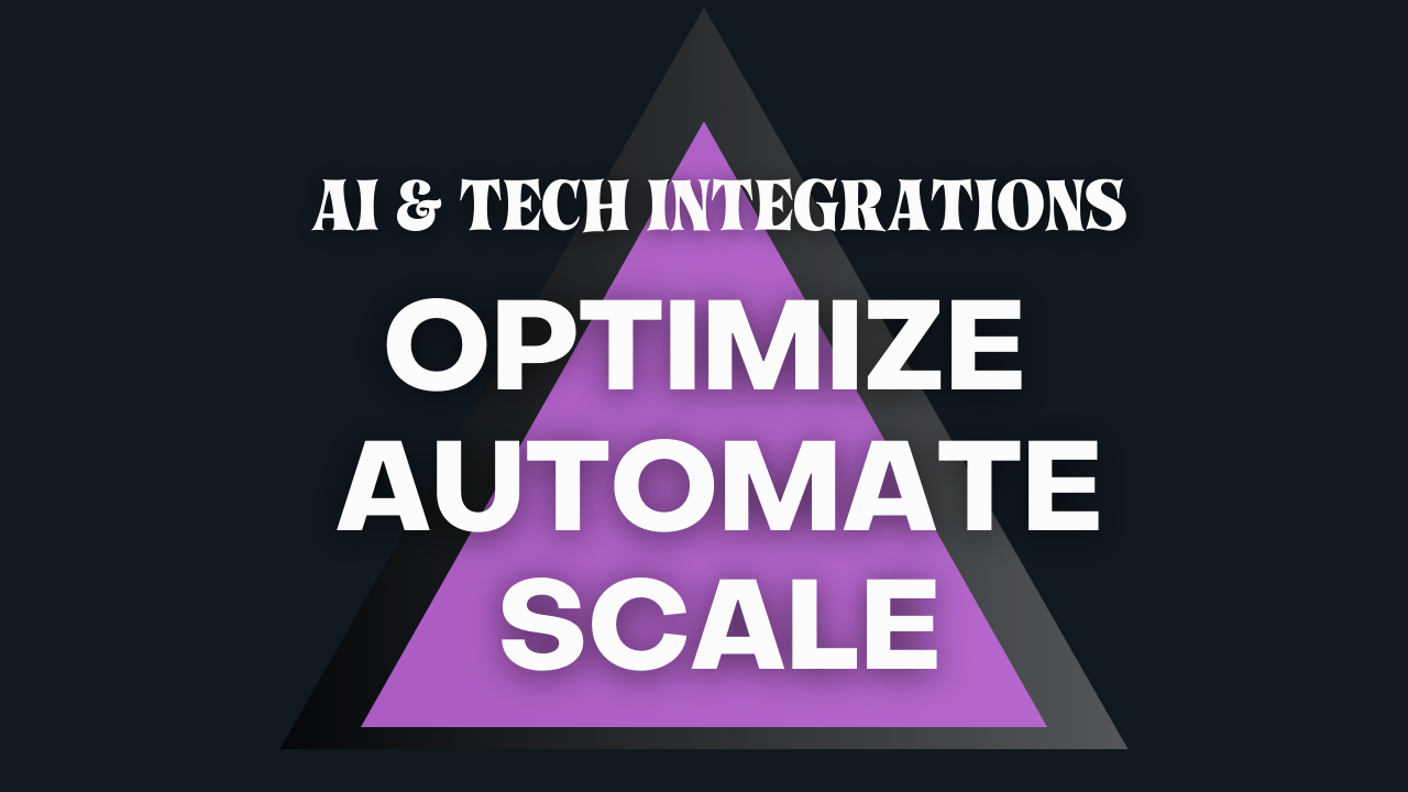 AI & Tech Integration Consulting for Business Growth - Optimize, Automate, and Scale